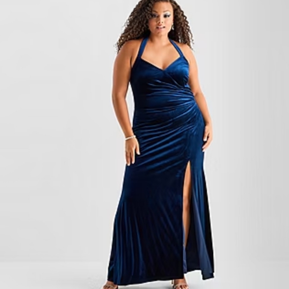 🔥SUPER SALE🔥Bob Mackie Velvet Sleeveless Evening Gown